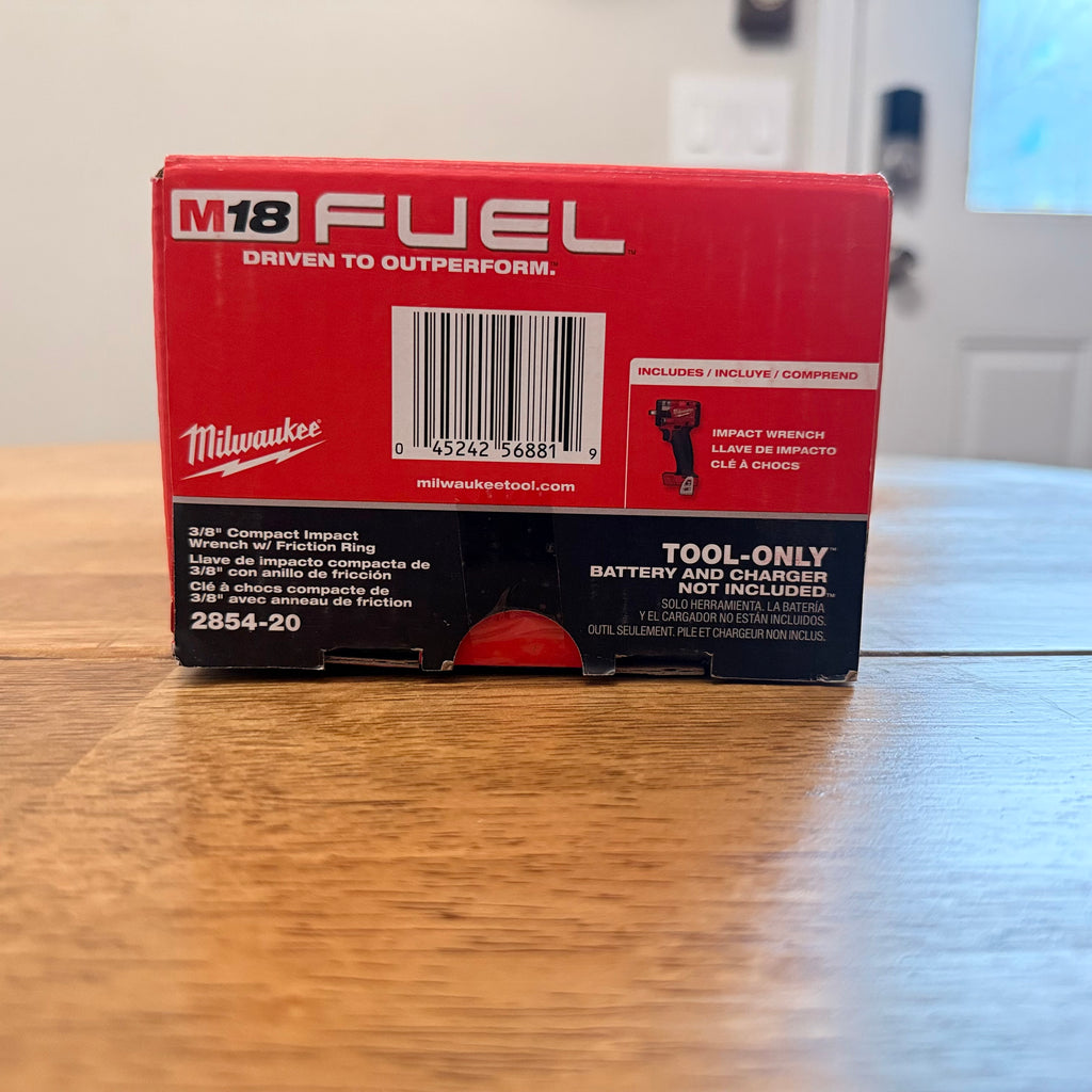 Milwaukee 2854-20 — M18 FUEL 3/8” Compact Impact Wrench