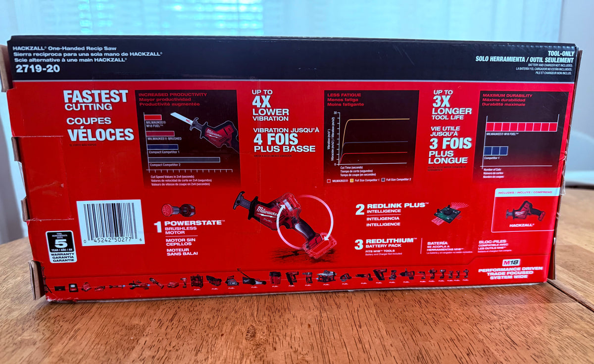 Milwaukee M18 FUEL 2719-20 HACKZALL