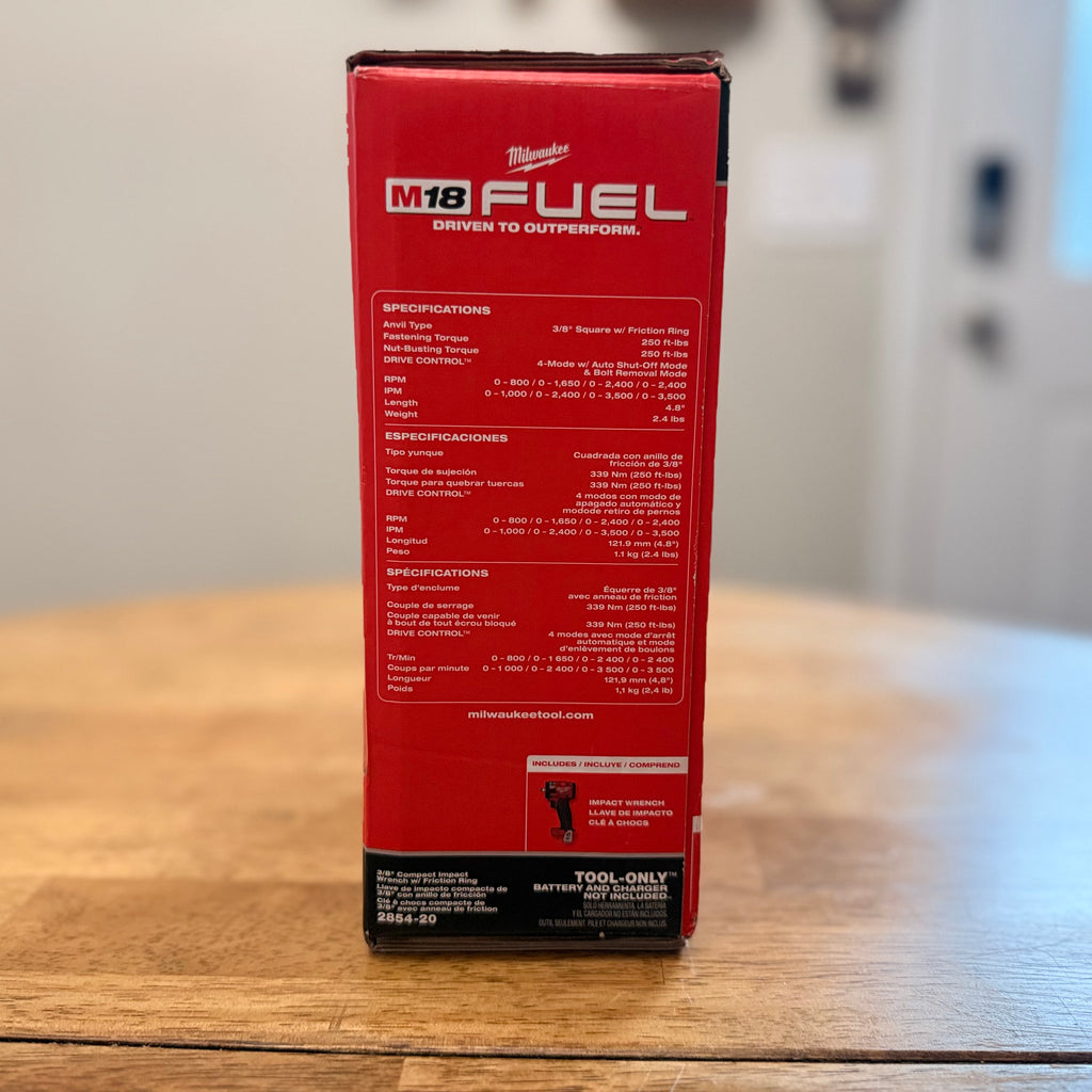 Milwaukee 2854-20 — M18 FUEL 3/8” Compact Impact Wrench