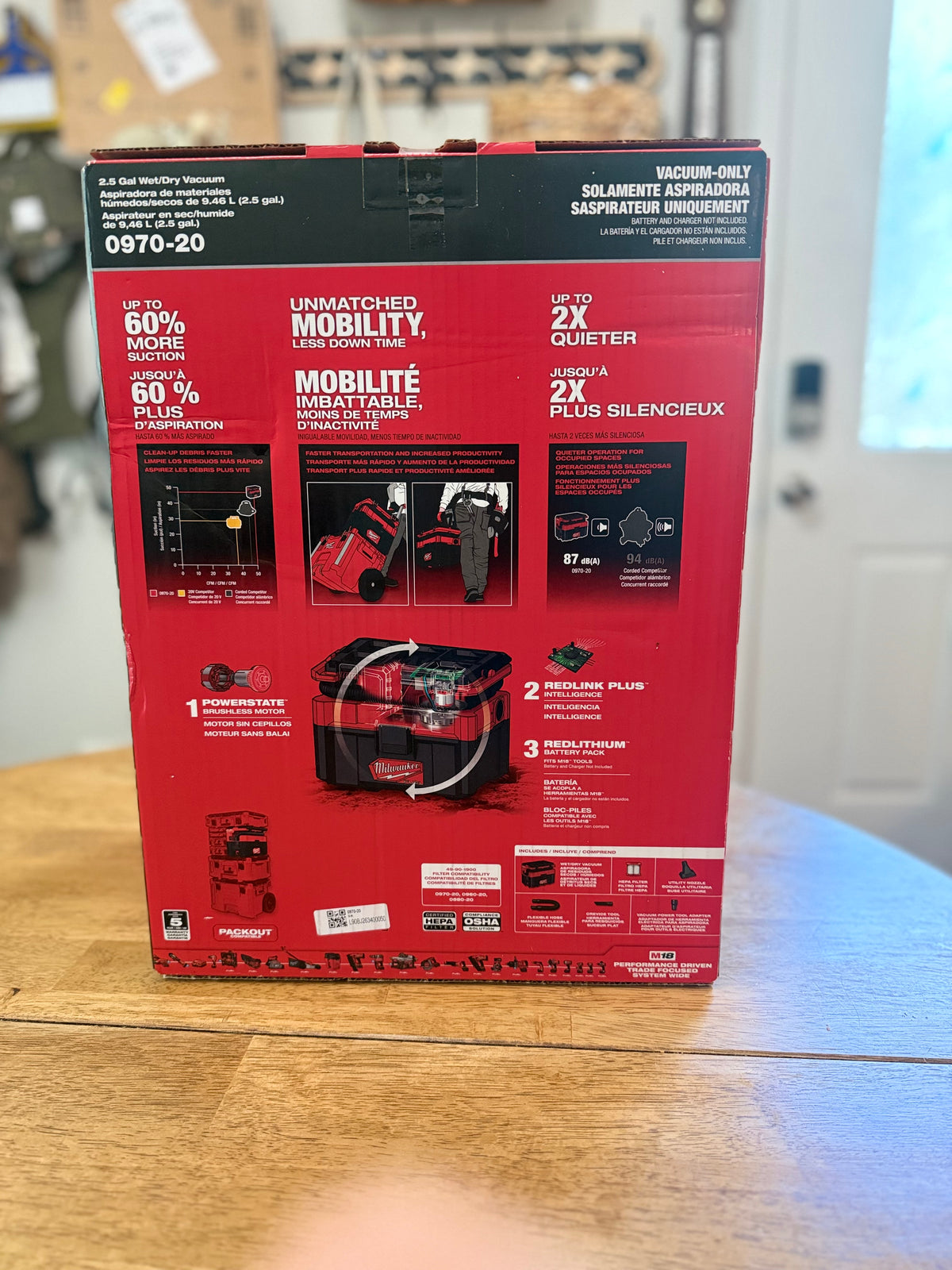 Milwaukee M18 FUEL PACKOUT 2.5 Gallon Wet/Dry Vacuum (0970-20)