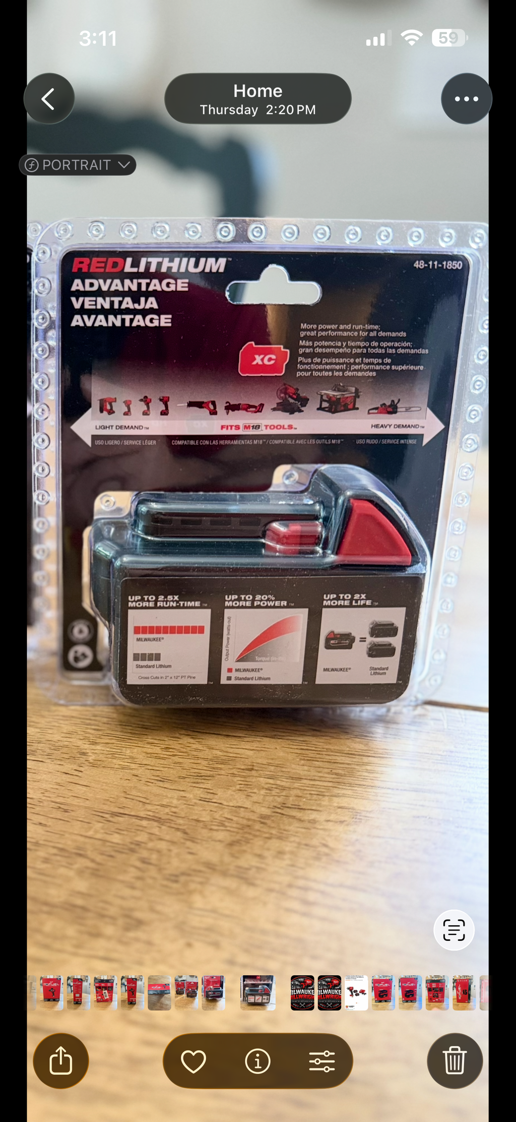 Milwaukee M18 XC 5.0Ah Battery