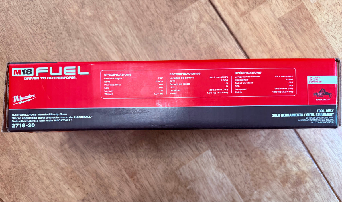 Milwaukee M18 FUEL 2719-20 HACKZALL