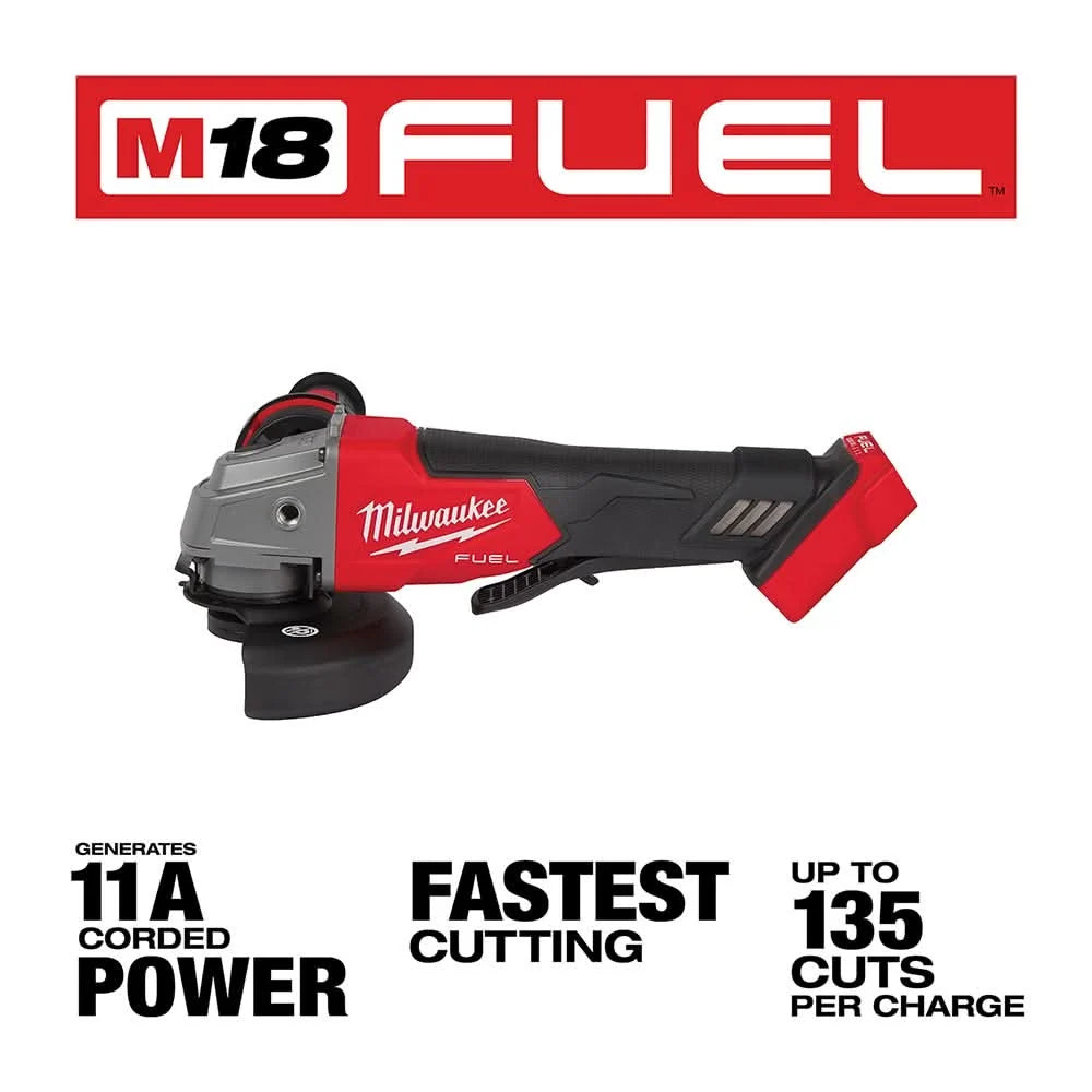 M18 FUEL 4-1/2” to 5” Braking Grinder, Paddle Switch. 2880-20